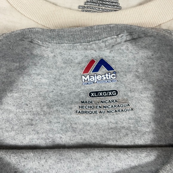 Lot of 7 MLB Baseball T Shirts Yankees Cubs Indians Majestic‎ Braves Twins Tees - Picture 10 of 16